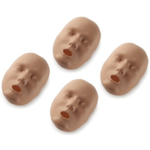 Prestan Professional Face Skin Replacement Child Manikin Dark (4 Pack)